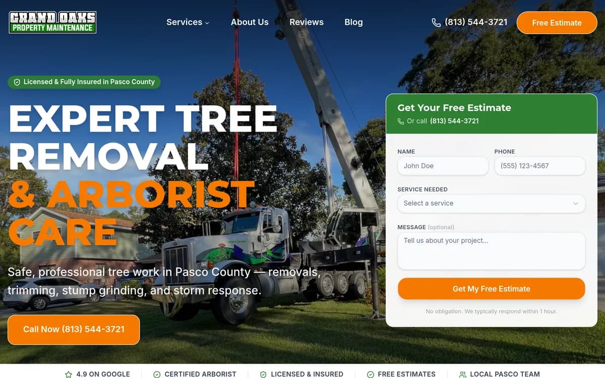 Grand Oaks Tree Service